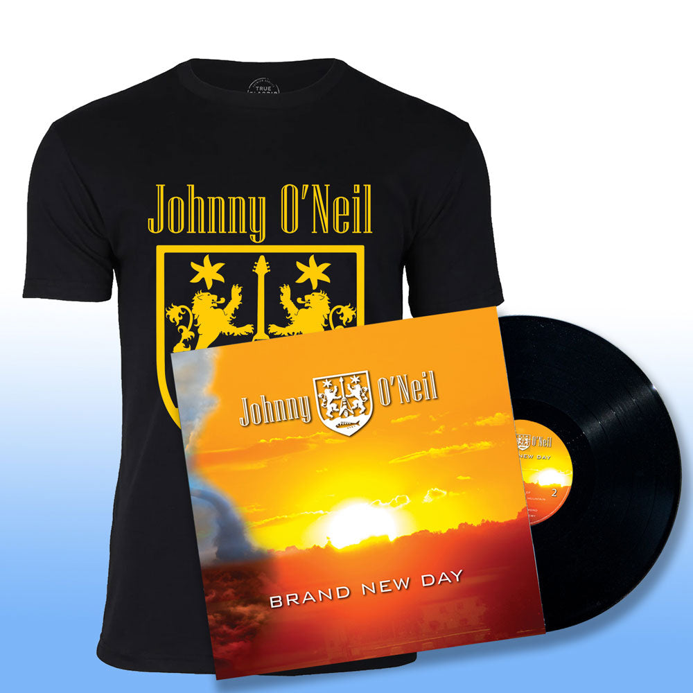 Vinyl & Men's T-Shirt Combo - Brand New Day/Brand New Day