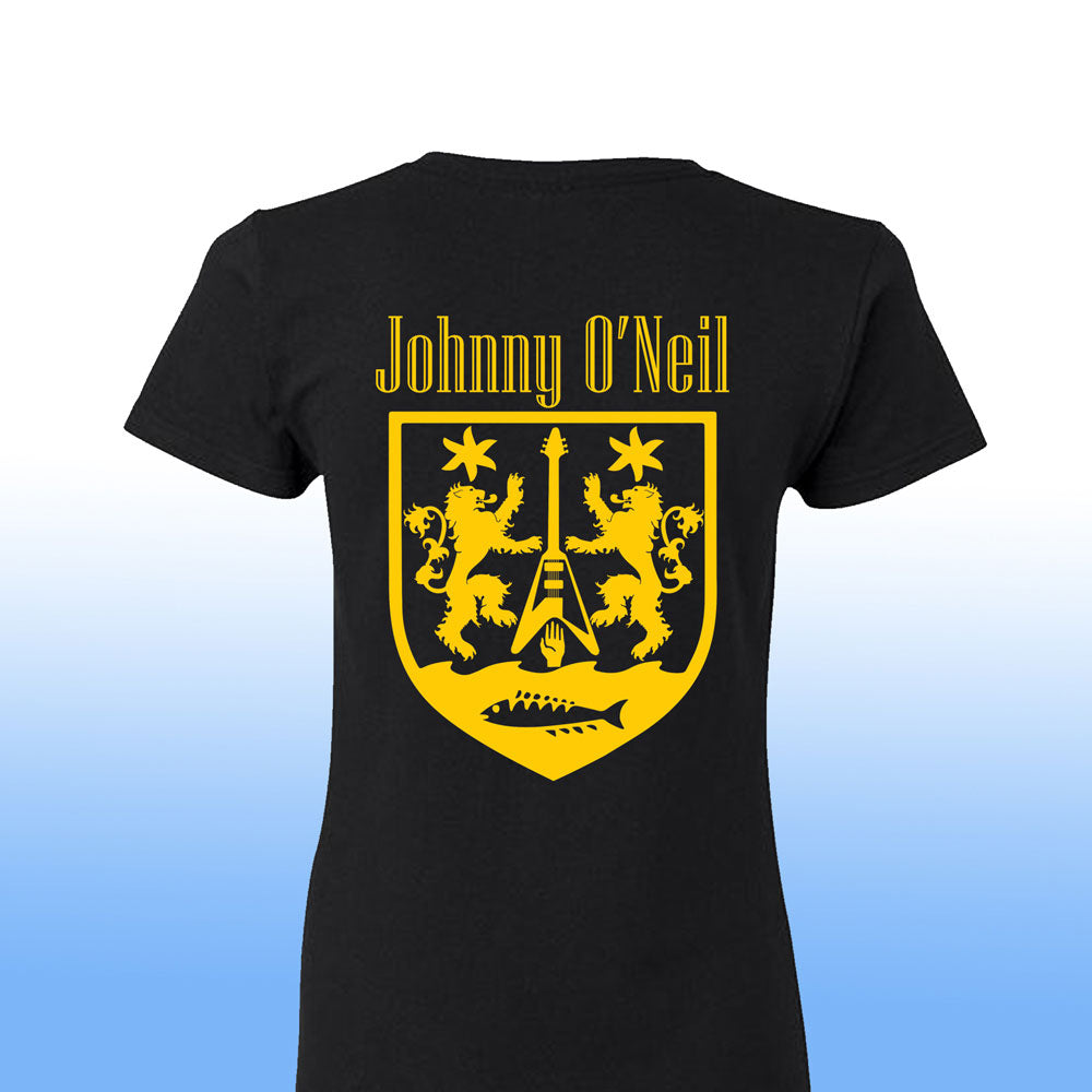 Women's Brand New Day T-Shirt - Blk/Gld